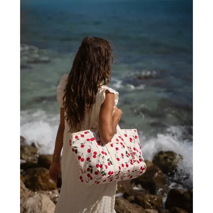 Zebra Trends Zebra Trends strandtas cherry