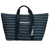 Zebra Trends strandtas stripe white-navy