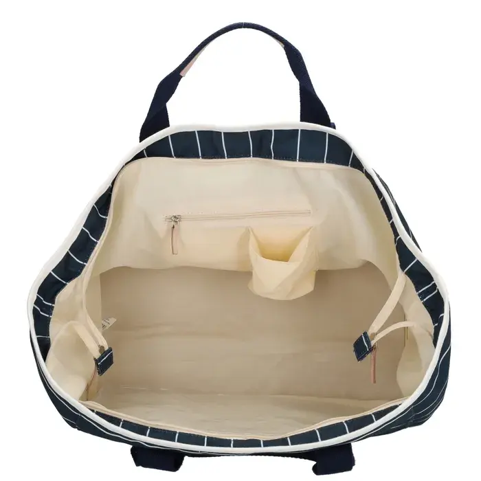 Zebra Trends Zebra Trends strandtas stripe white-navy