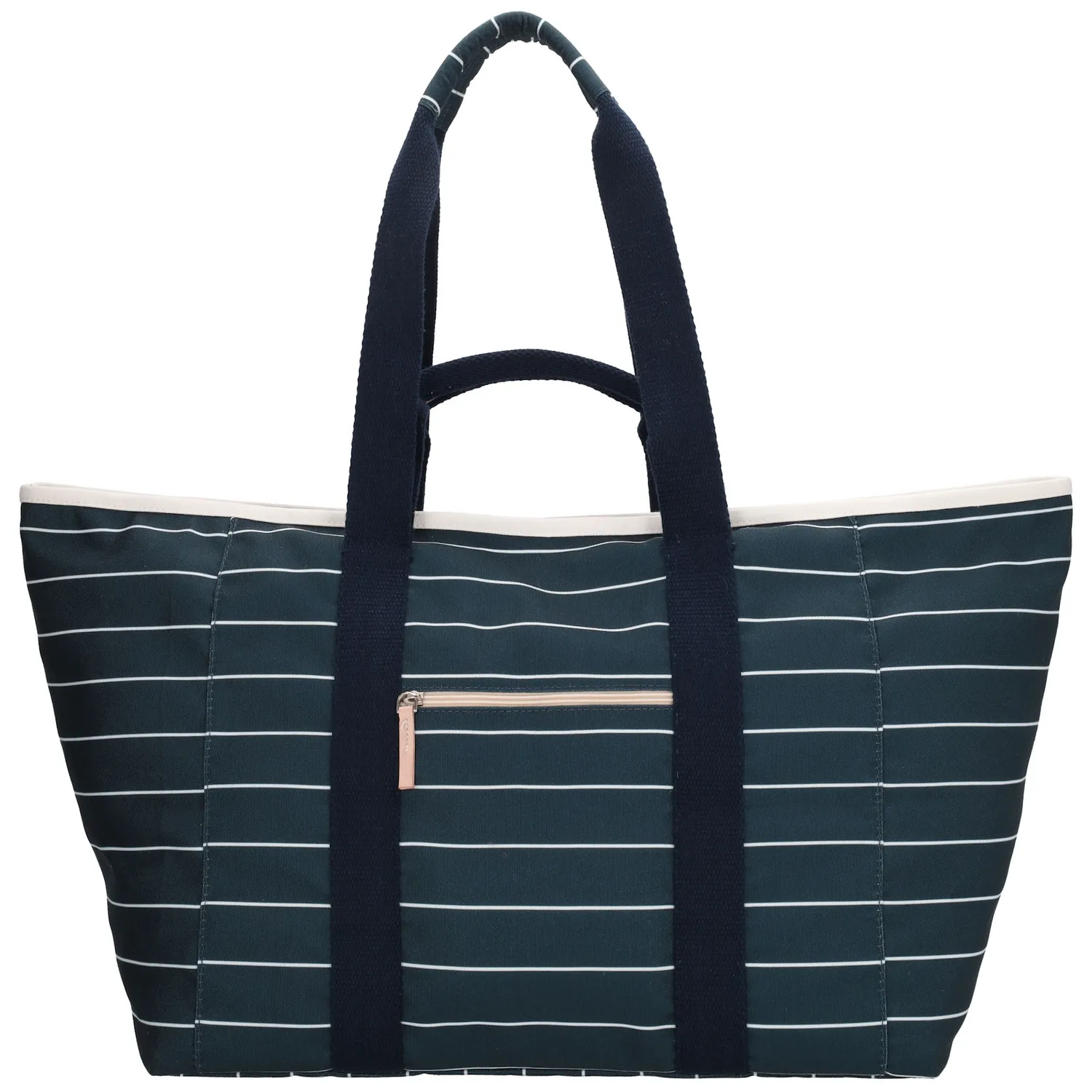 Zebra Trends Zebra Trends strandtas stripe white-navy
