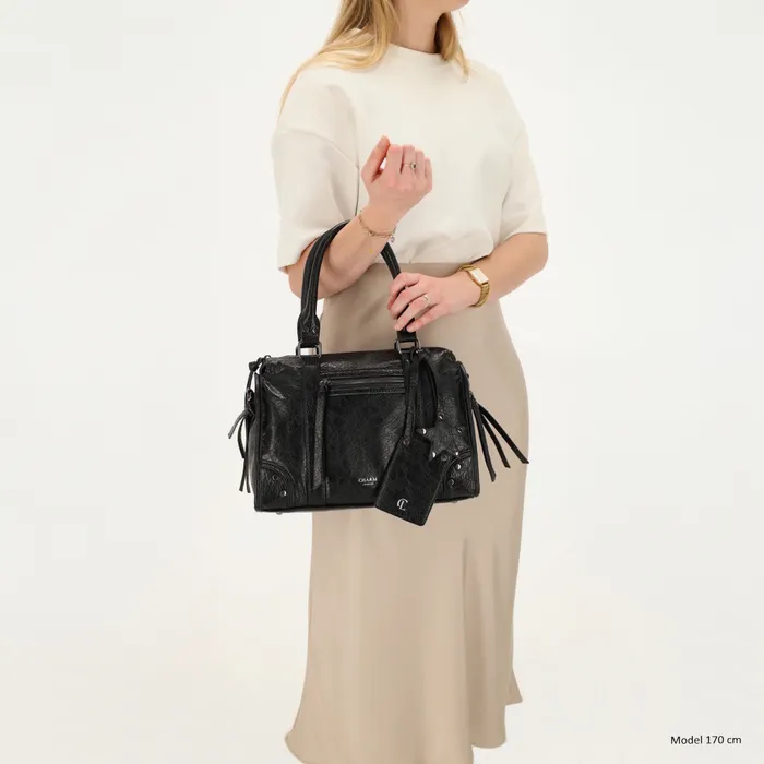 Charm London Charm London Berlin Handtas zwart