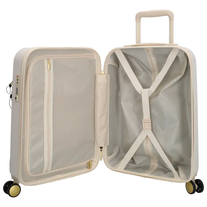 Charm London Charm London Capetown 55cm  15.6" laptop-handbagage-koffer beige