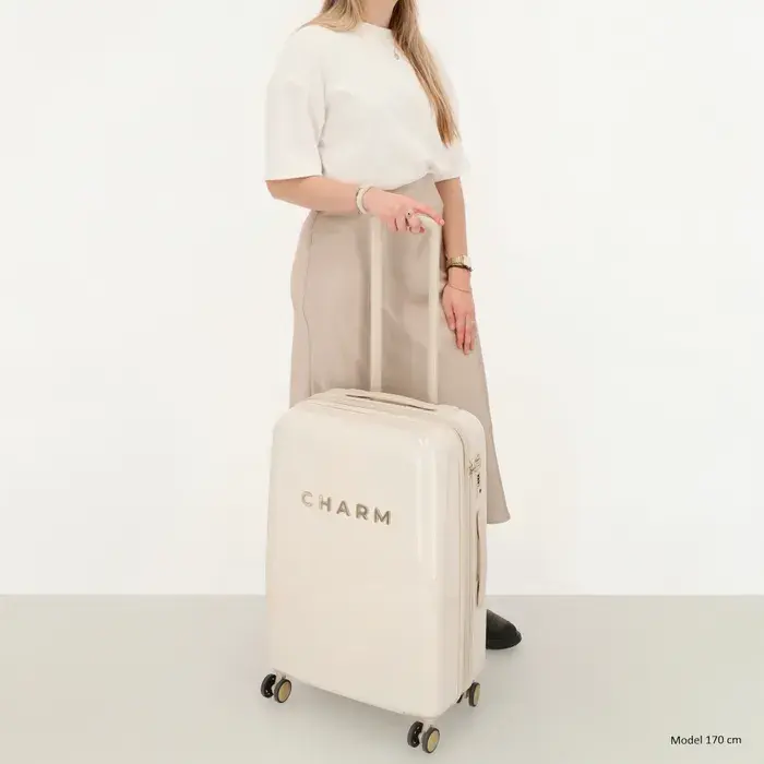 Charm London Charm London Capetown M EXP. 66cm koffer beige