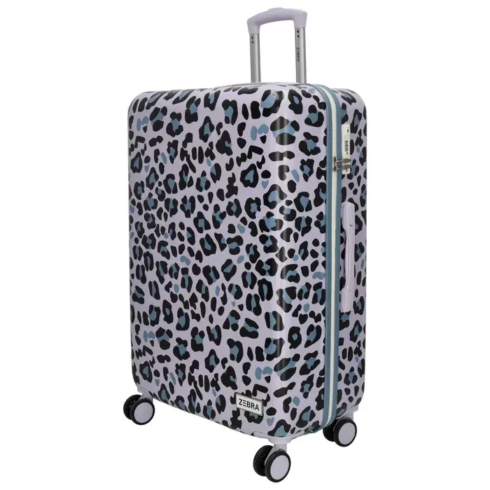 Zebra Trends Zebra Trends 76cm reiskoffer lilac panter print