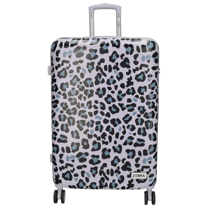 Zebra Trends Zebra Trends 76cm reiskoffer lilac panter print
