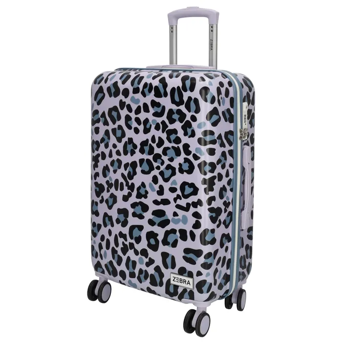 Zebra Trends Zebra Trends 66cm reiskoffer lilac panter print