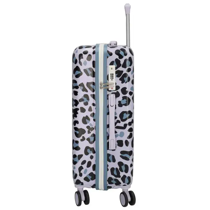 Zebra Trends Zebra Trends 66cm reiskoffer lilac panter print
