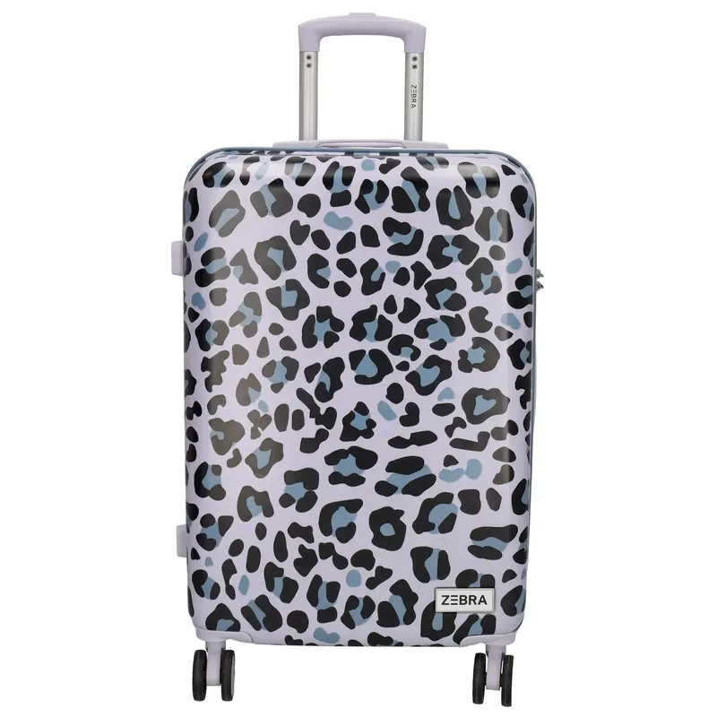 Zebra Trends Zebra Trends 66cm reiskoffer lilac panter print