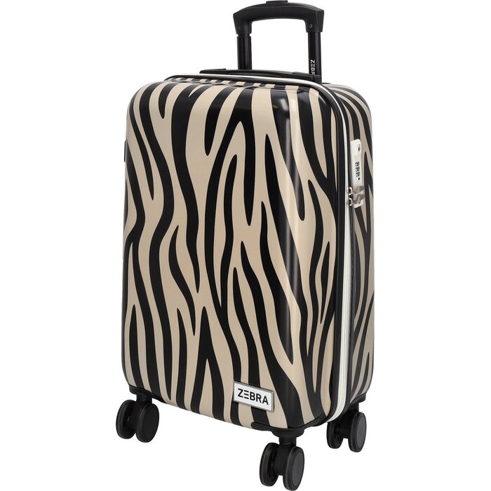 Zebra Trends Zebra Trends 57x34x22cm handbagage trolley panter print