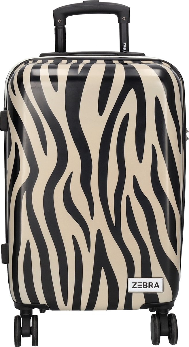 Zebra Trends Zebra Trends 57x34x22cm handbagage trolley panter print