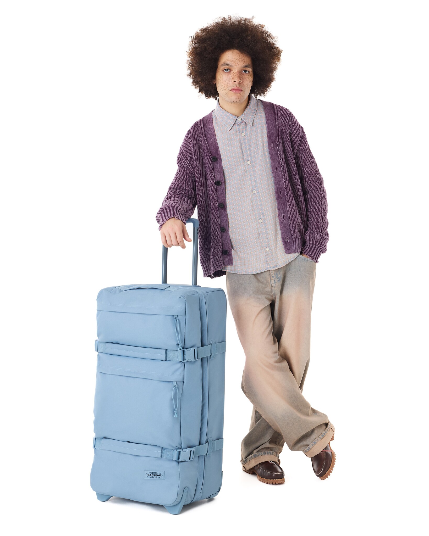 Eastpak Eastpak Transit'r plus L 115L reistas op wielen monotone blue