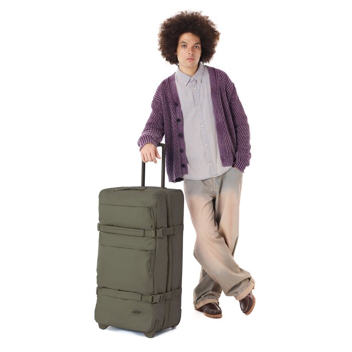 Eastpak Eastpak Transit'r plus L 115L reistas op wielen monotone khaki