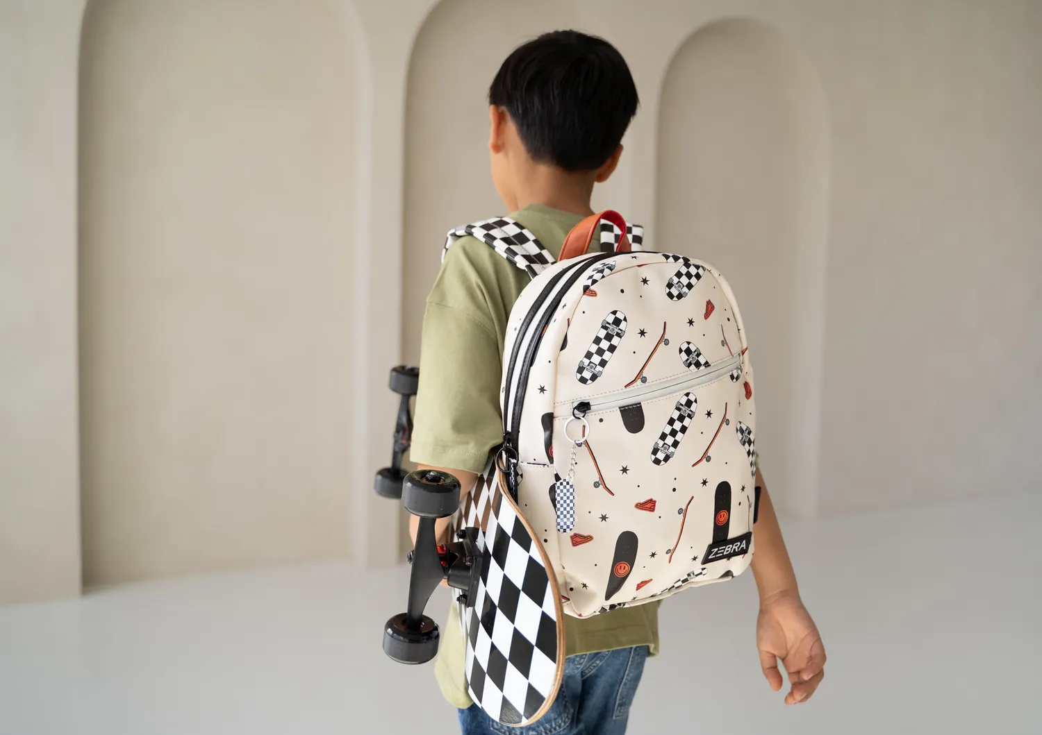 Zebra Trends Zebra Trends kinderrugtas skateboard
