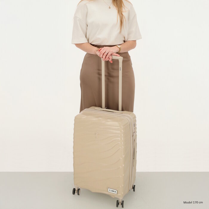 Zebra Trends Zebra Trends Sandy EXP. 64cm reiskoffer sand