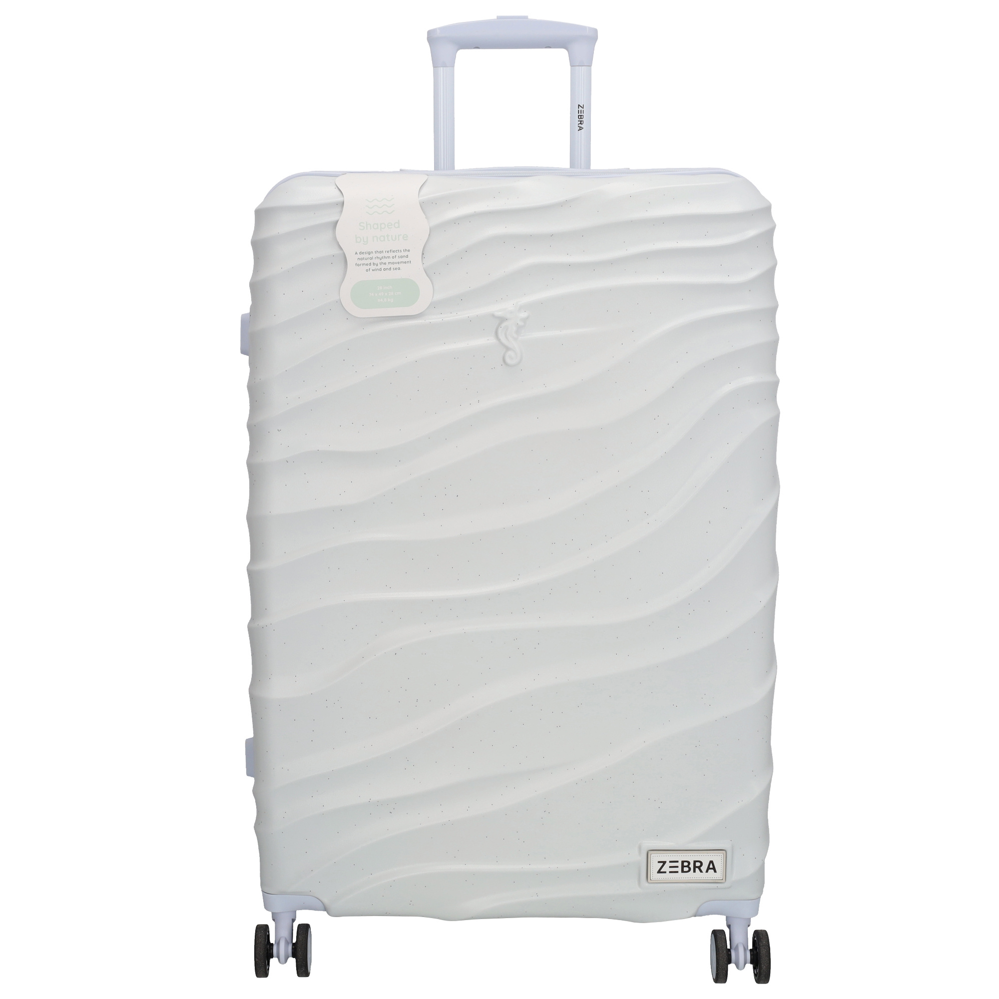 Zebra Trends Zebra Trends Sandy 74cm reiskoffer licht blauw