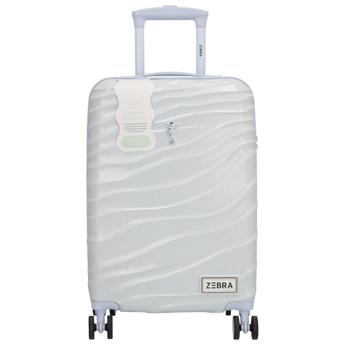 Zebra Trends Zebra Trends Sandy 55x35x20cm reiskoffer licht blauw