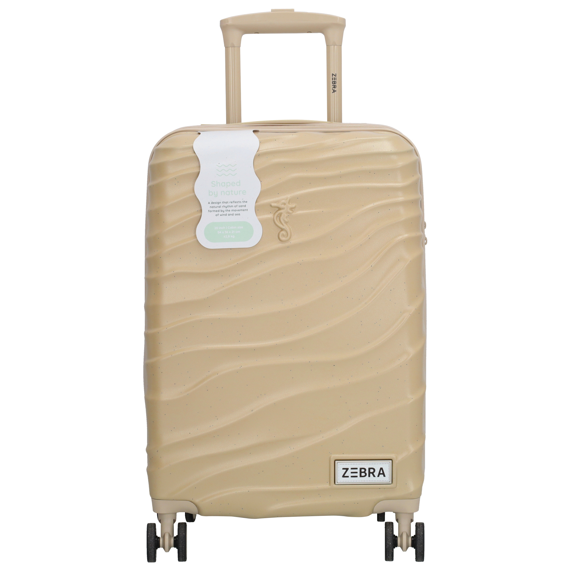 Zebra Trends Zebra Trends Sandy 55x35x20cm reiskoffer sand