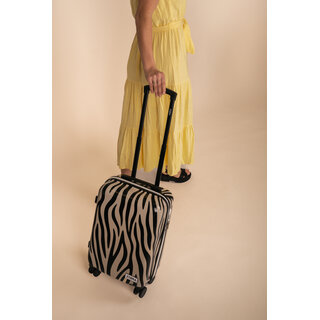 Zebra Trends Zebra Trends 57x34x22cm handbagage trolley panter print