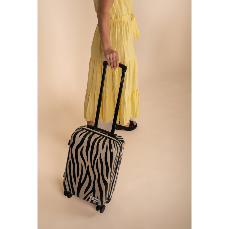 Zebra Trends Zebra Trends 57x34x22cm handbagage trolley panter print