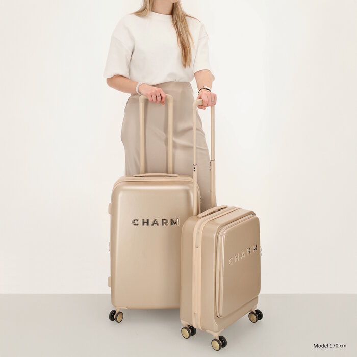 Charm London Charm London Capetown M EXP. 66cm koffer champagne