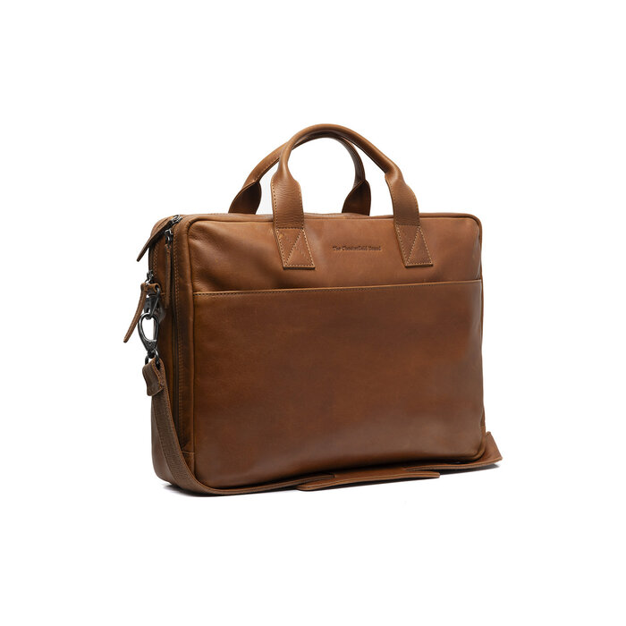 Chesterfield Chesterfield Frazer 15" laptop business-tas cognac
