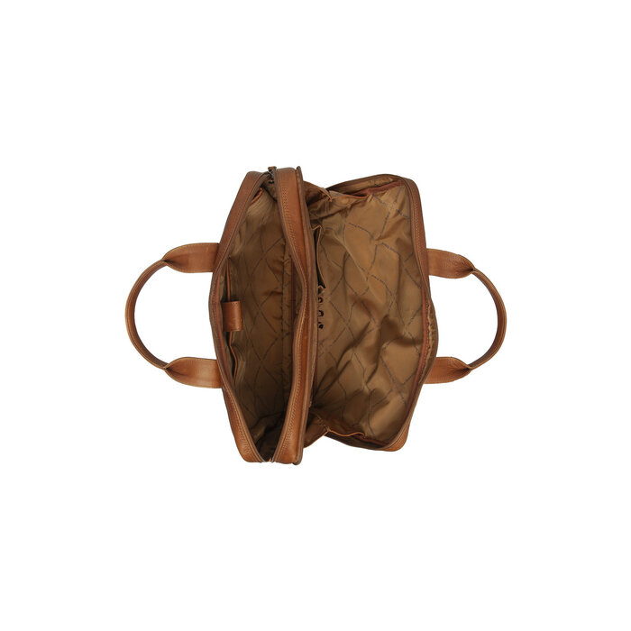 Chesterfield Chesterfield Frazer 15" laptop business-tas cognac
