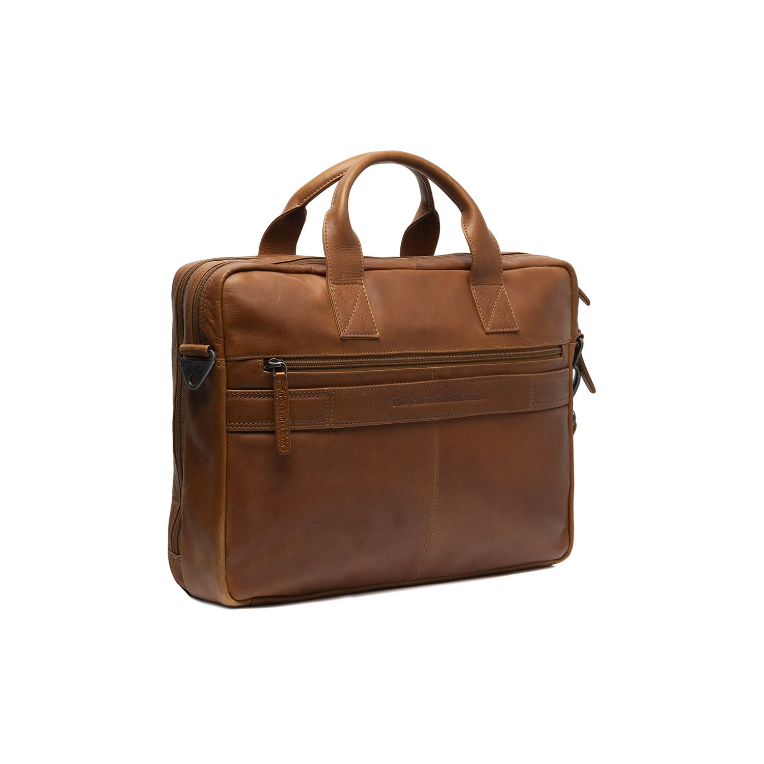 Chesterfield Chesterfield Frazer 15" laptop business-tas cognac