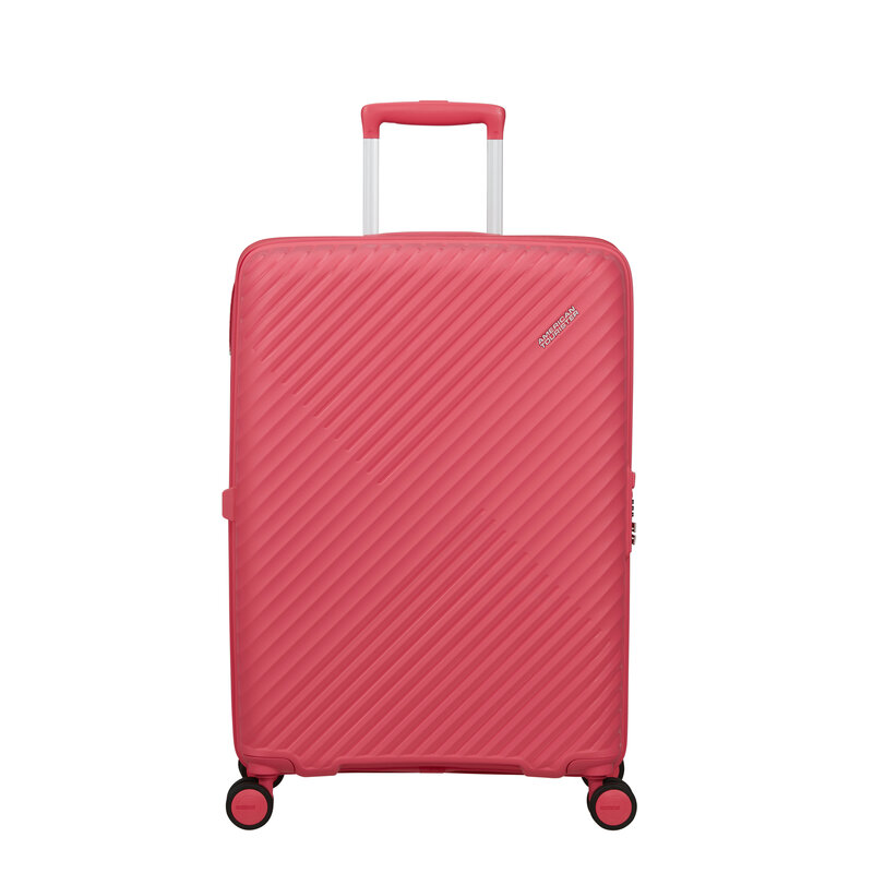American Tourister Diablast reiskoffer spinner 68cm pink glitch