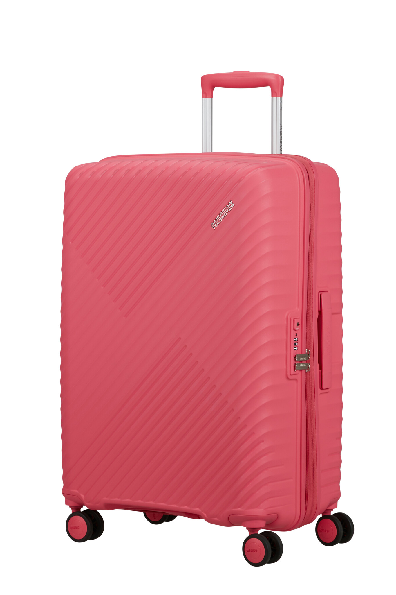 American Tourister Diablast reiskoffer spinner 68cm pink glitch