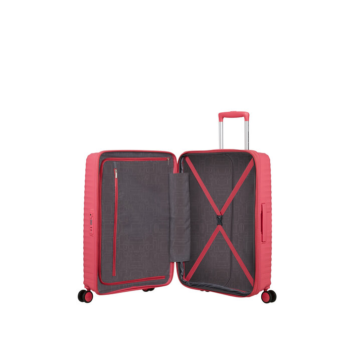 American Tourister Diablast reiskoffer spinner 68cm pink glitch
