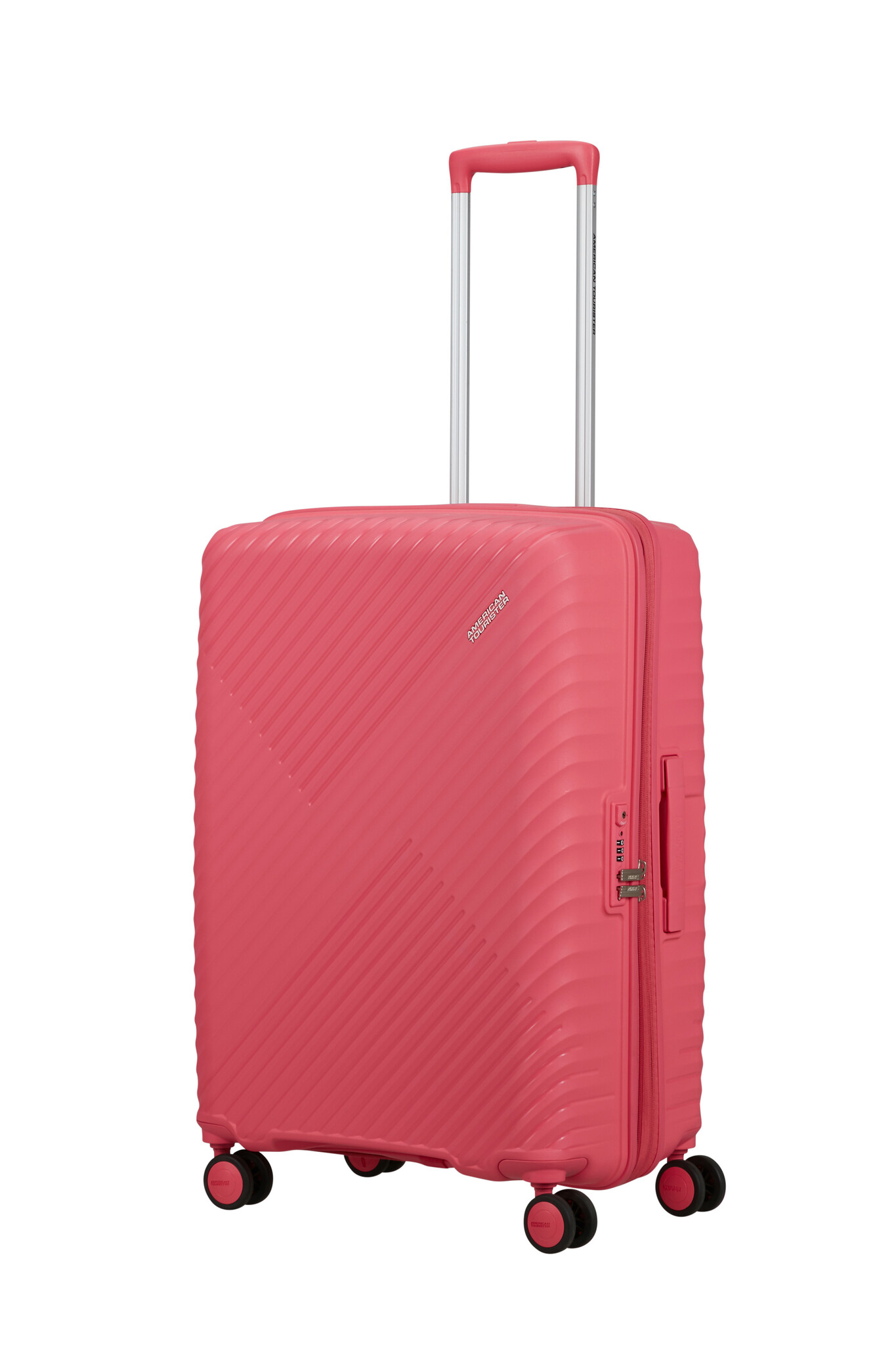 American Tourister Diablast reiskoffer spinner 68cm pink glitch