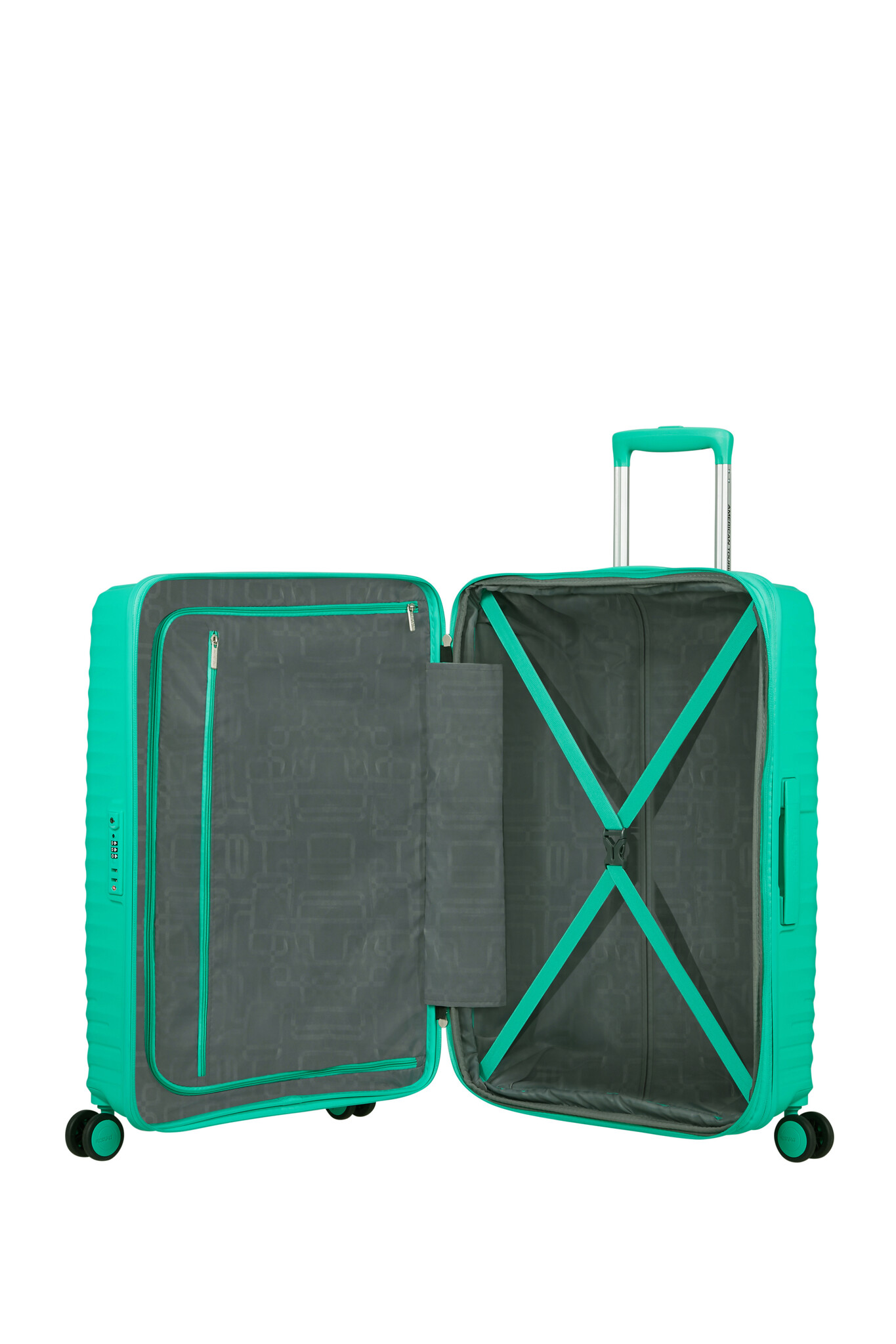 American Tourister American Tourister Diablast reiskoffer spinner 68cm cyber aqua