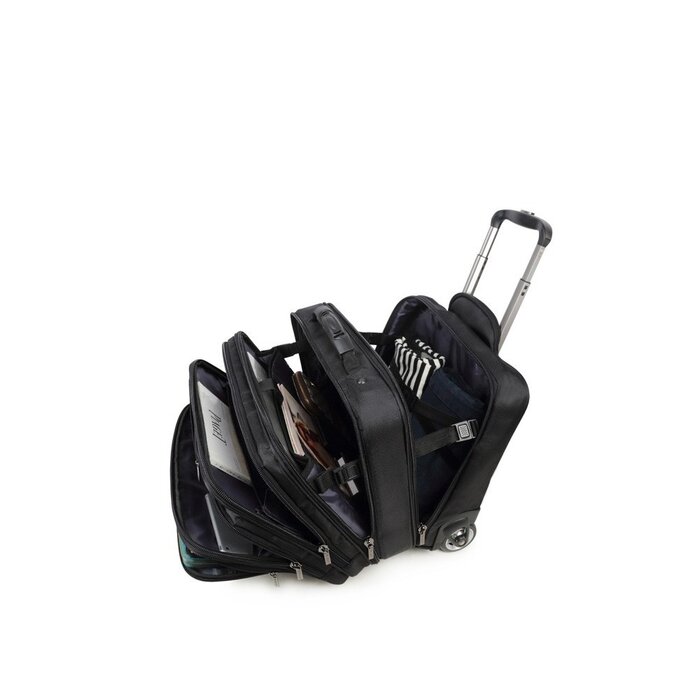 Decent Decent B-Lyon 15.6" laptop-business trolley zwart