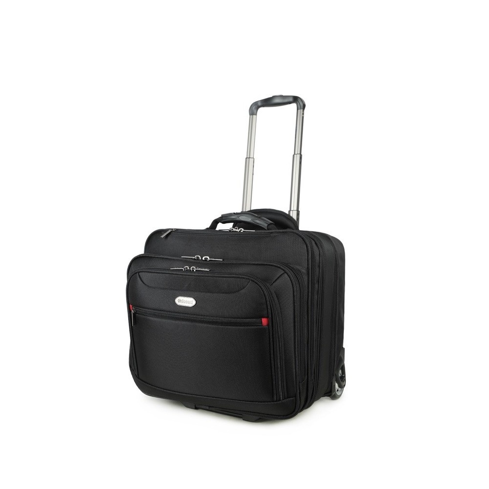 Decent Decent B-Lyon 15.6" laptop-business trolley zwart