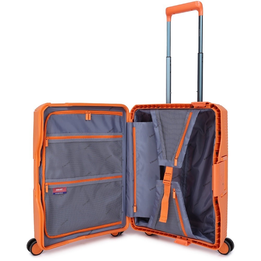 Decent Decent Smart 55x40x20cm-40L handbagage-koffer oranje