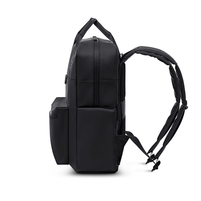 Kapten & Son Kapten&Son Bergen Pro Sleek Full PU 15" laptop-rugtas all black