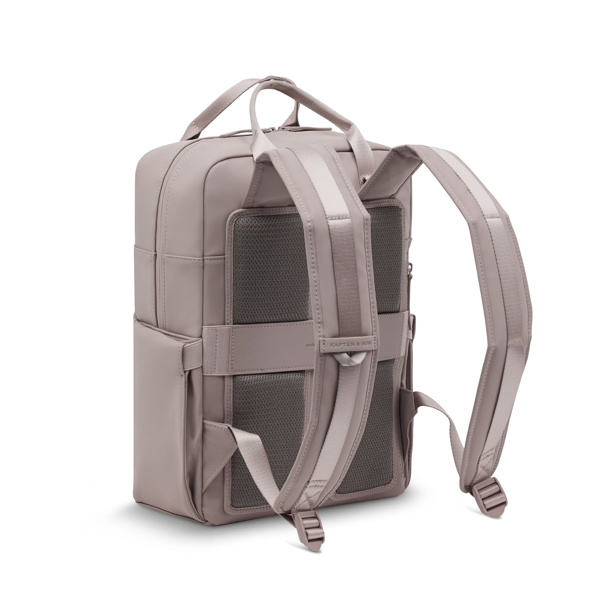 Kapten & Son Kapten&Son Bergen Pro Sleek Full PU 15" laptop-rugtas muted rose