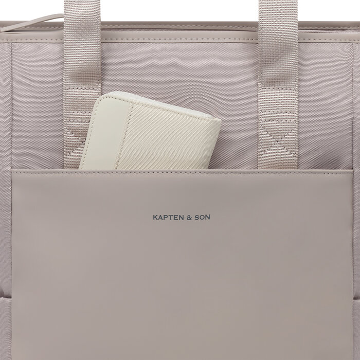 Kapten & Son Kapten&Son Lindby Pro 15" laptpo-shopper-rugtas muted rose