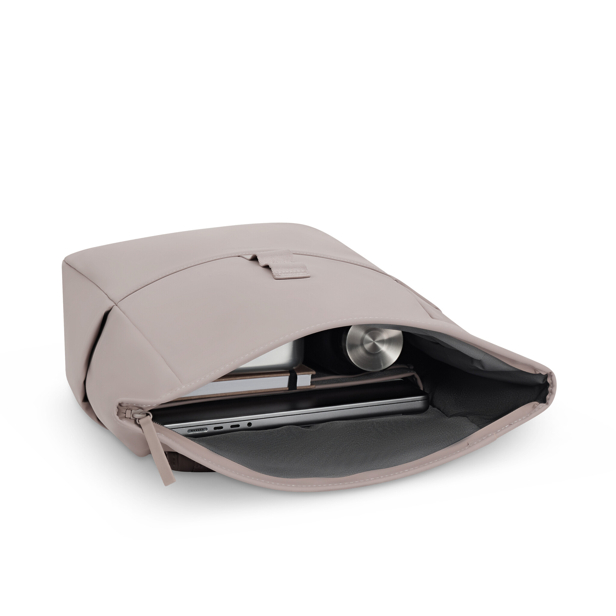 Kapten & Son Kapten&Son Lund full pu 15.6" laptop-rolltop-rugtas muted rose