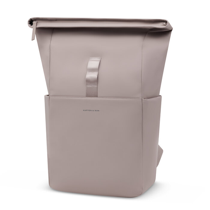 Kapten & Son Kapten&Son Lund full pu 15.6" laptop-rolltop-rugtas muted rose