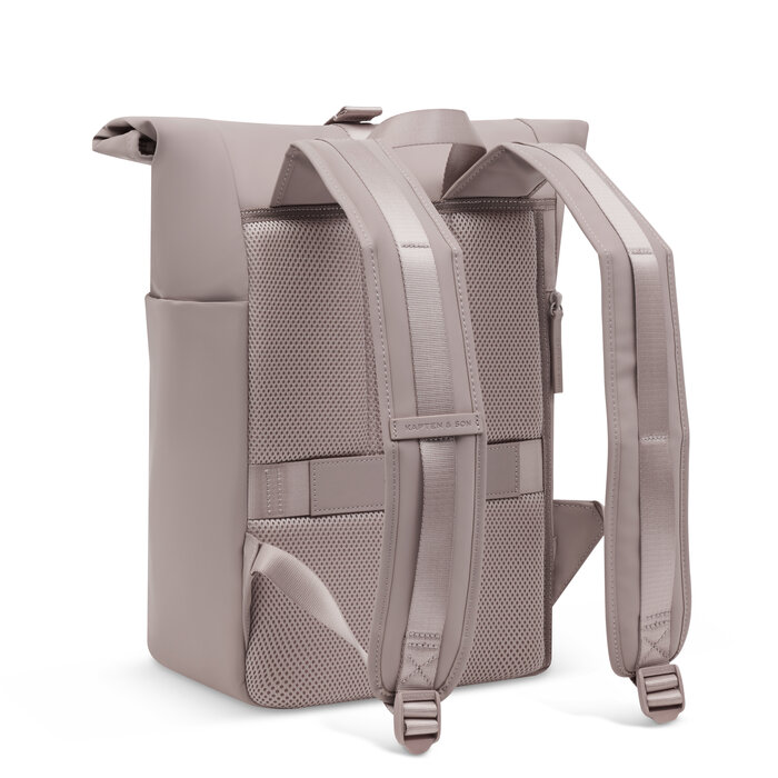 Kapten & Son Kapten&Son Lund full pu 15.6" laptop-rolltop-rugtas muted rose