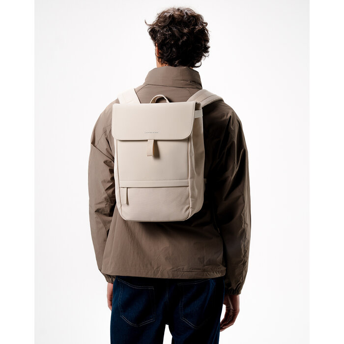 Kapten & Son Kapten&Son Fyn 15" laptop-rugtas sandstone