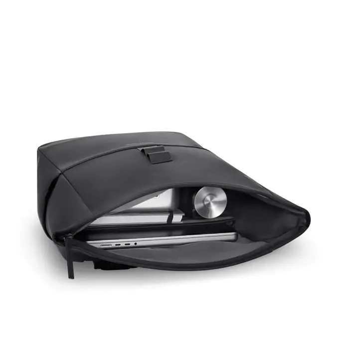Kapten & Son Kapten&Son Lund full pu 15.6" laptop-rolltop-rugtas all black
