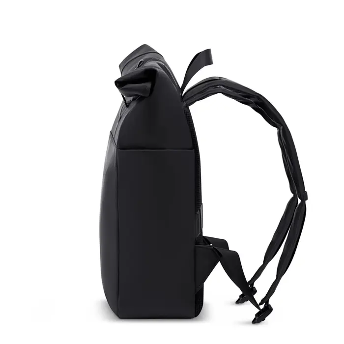 Kapten & Son Kapten&Son Lund full pu 15.6" laptop-rolltop-rugtas all black