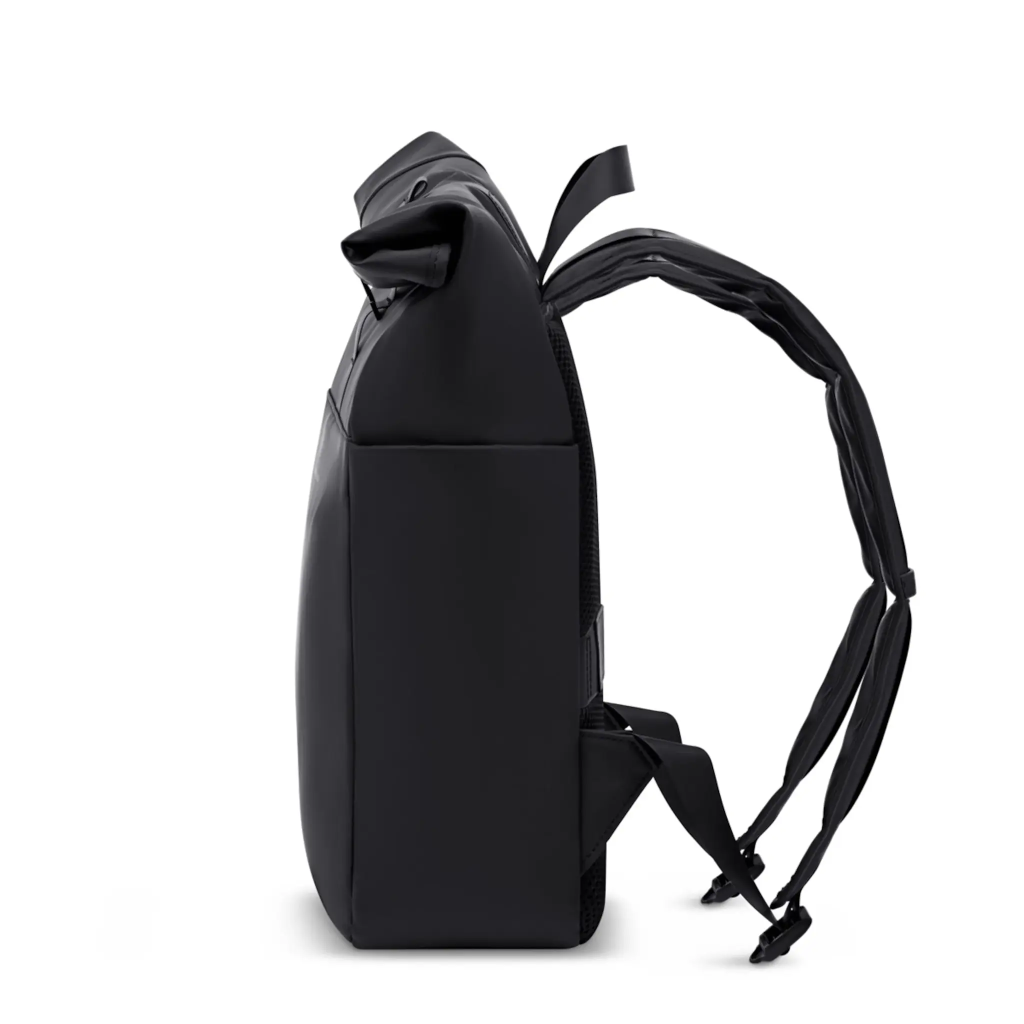 Kapten & Son Kapten&Son Lund full pu 15.6" laptop-rolltop-rugtas all black