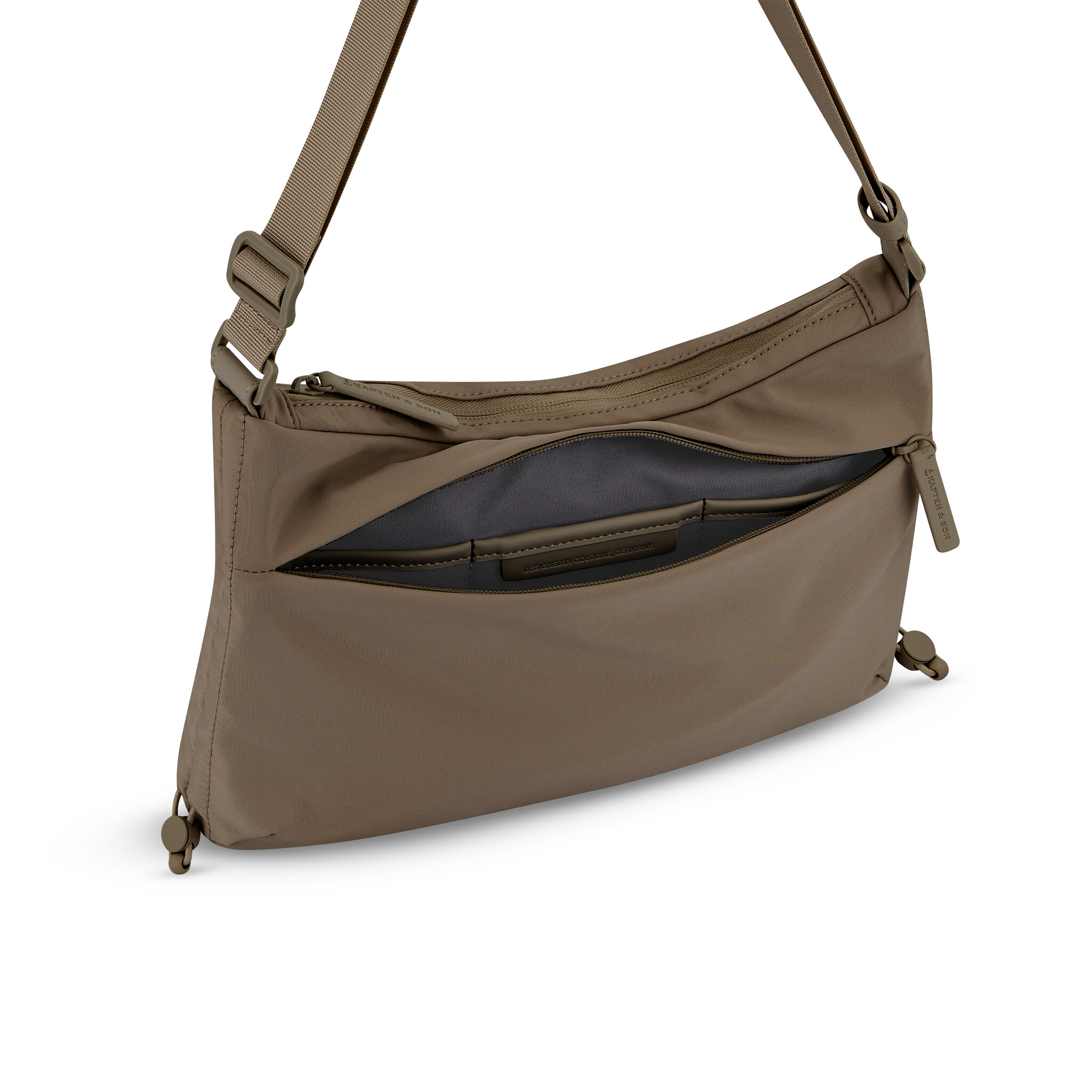 Kapten & Son Kapten&Son Skara small schoudertas walnut