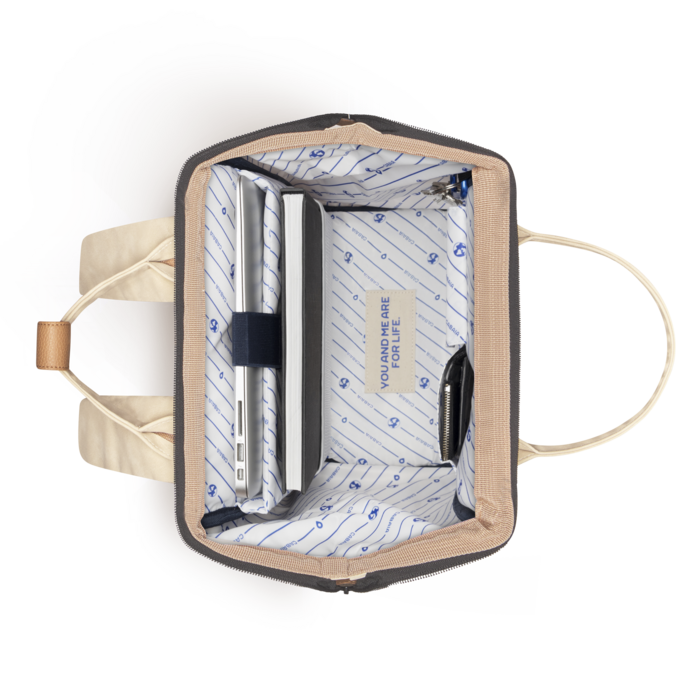 Cabaia Cabaia Adventurer M 14" laptop-rugtas andenne beige