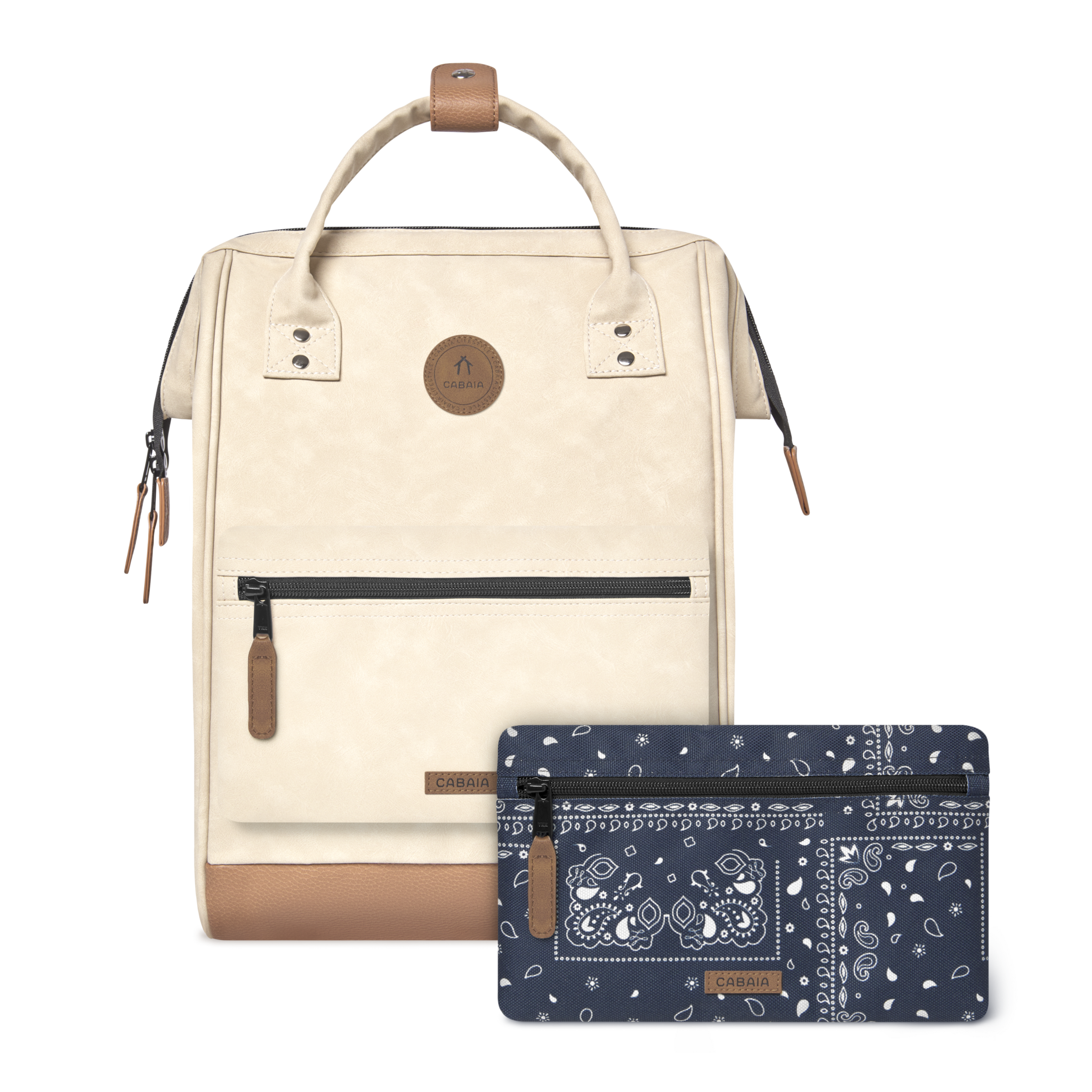 Cabaia Cabaia Adventurer M 14" laptop-rugtas andenne beige