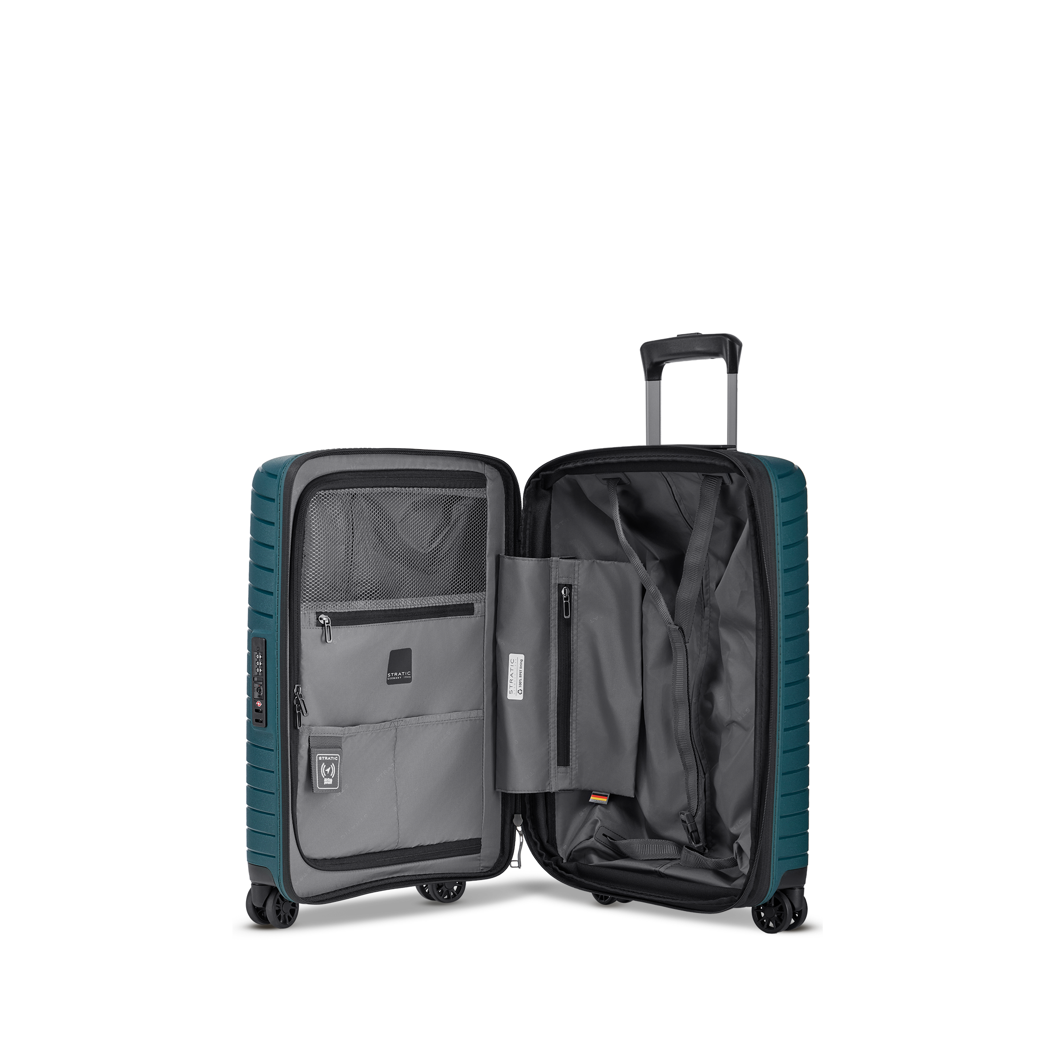 Stratic Stratic Novium SL handbagage 4wiel-Trolley S 37-42L EXP. petrol