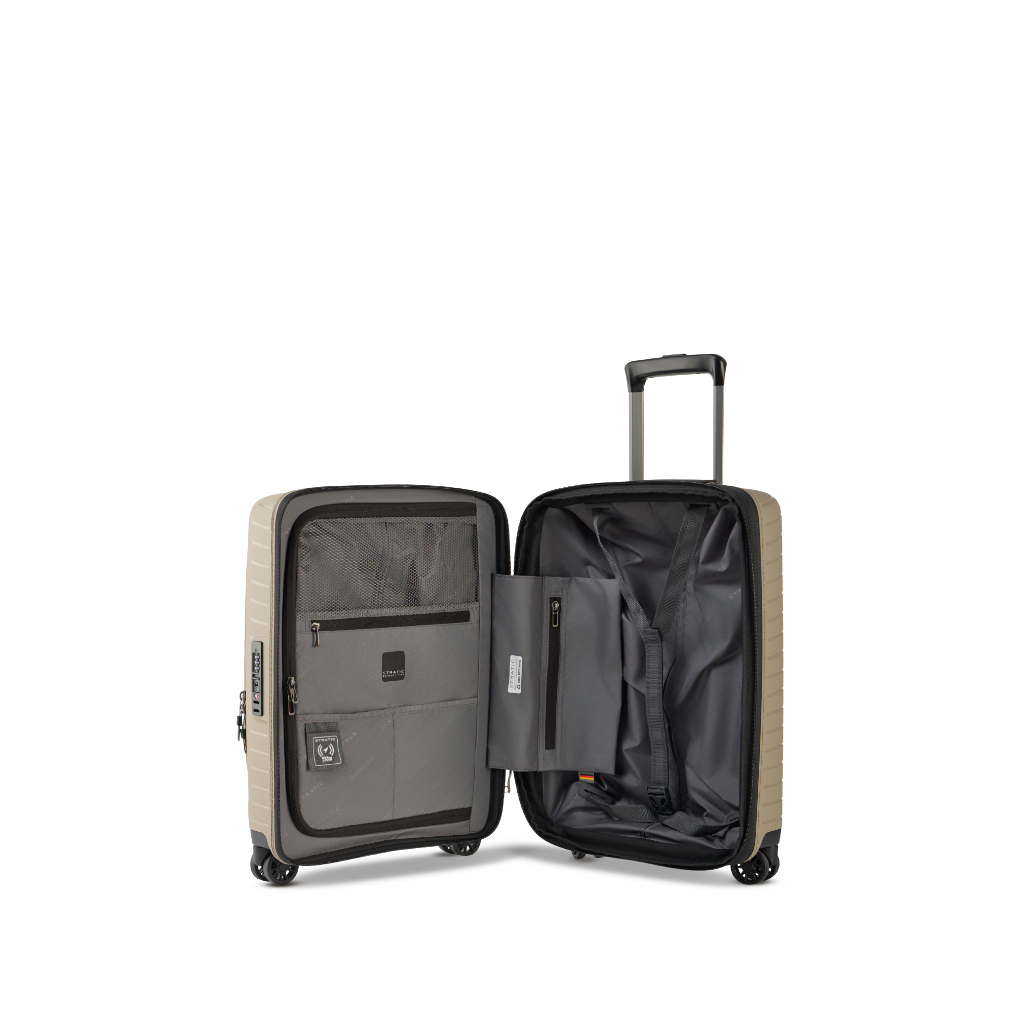 Stratic Stratic Novium ML 40-45L handbagage 4wiel-Trolley S sand